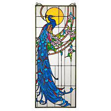 Sunset Stained Glass Window Panel