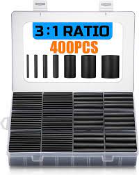 Amazon.com: Baohua 400pcs Heat Shrink Tubing Kit - 3:1 Adhesive Lined  Industrial Heat-Shrink Tubing for Wires and Marine Grade heatshrink Kits,  You can Protect Your Wires with Ease - Black : Industrial