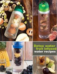 detox water healthy fruit infused water