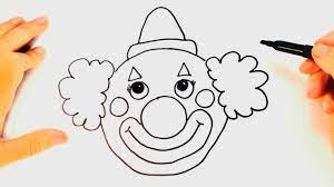 how to draw a clown for kids clown