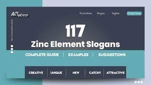 por zinc element slogans lines