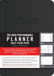 Amazon Com The High Performance Planner Half Year Pack 3
