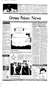 Grosse Pointe News Local History Archives
