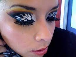 smokey zebra makeup look how to