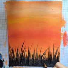 Easy Sunset How To Paint Scyap