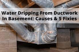 Water Dripping From Ductwork In