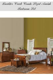 Bring the craftsmanship, quality, and luxury of handcrafted amish furniture into your master bedroom. Boulder Creek Condo Sized Amish Bedroom Set Mission Style Bedroom Furniture Mission Style Bedrooms Eclectic Bedroom Furniture