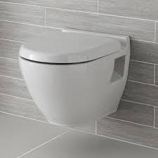 Eros White Ceramic Wall Hung Toilet At