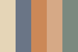 Different kinds of orange colors. A Different Kind Of Fix Bombay Bicycle Club Color Palette