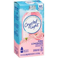 Crystal Light Pink Lemonade Drink Mix 120 Packets 12 Canisters Of 10 43000053959 Ebay