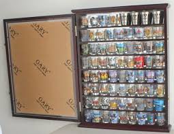 72 Shot Glass Display Case Cabinet Wall