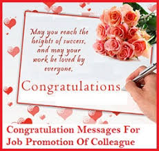 Congratulation Messages Promotion