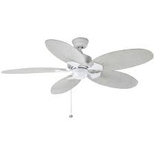 Get free shipping on qualified outdoor ceiling fans or buy online pick up in store today in the lighting department. Hampton Bay Lillycrest 52 In Indoor Outdoor Matte White Ceiling Fan 32718 The Home Depot
