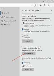 how to import bookmarks into edge browser
