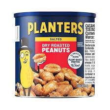 planters dry roasted peanuts 6oz w
