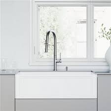 vigo matte white kitchen sink with