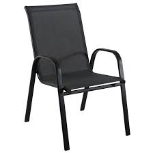 Stackable Steel Stationary Dining Chair