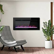 Electric Fireplace Wall Mounted 36