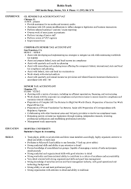 Preparation of external financial statements and support for the md&a. Senior Tax Accountant Resume Samples Velvet Jobs
