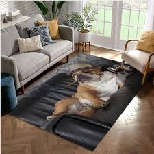 le bulldog rectangle rug kitchen