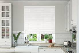 Charisma White Faux Wooden Blinds 50mm
