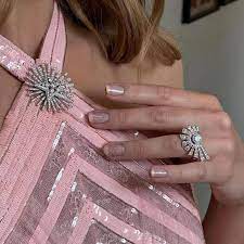 color de uñas con tu vestido rosa palo