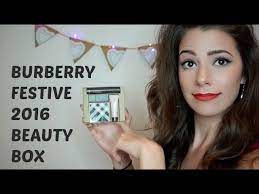 burberry festive 2016 beauty box
