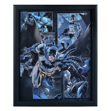 25 Batman Molded Shadowbox Wall Art