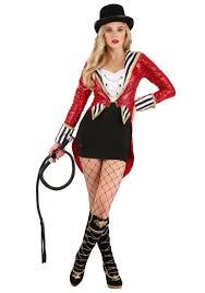 women s y sequin ringmaster costume size xl red