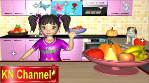 Phim hoạt hình KN Channel Bé Na học trái cây Kỹ năng sống 3D Cartoons -  YouTube