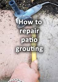 How To Repair Replace Patio Grouting