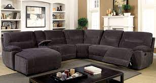 karlee ii gray reclining sectional with
