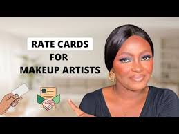 rate card as an upcoming makeup artist