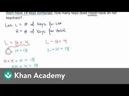 Linear Equations Word Problems