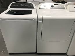top load washer and electric dryer set