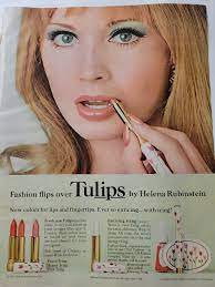1966 helena rubinstein tulips lipstick