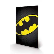 Wooden Wall Art Batman Symbol 46 X 77
