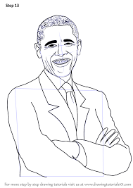 Another free people for beginners step by step drawing video tutorial. Learn How To Draw Barack Obama Politicians Step By Step Drawing Tutorials