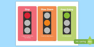 Traffic Light Cards Lights Red Orange Green Visual