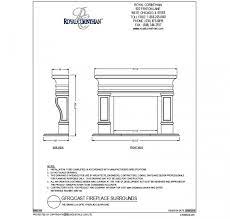 Stone Fireplace Cad Drawing Dwg File