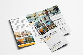 Commercial Brochure Templates Real Estate Free Cleaning