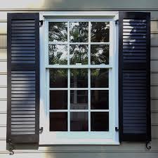 Exterior Black Shutters For Your House