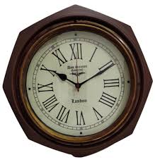 Wooden Vintage Wall Clock For Home