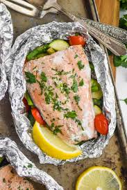 salmon foil packets simple joy