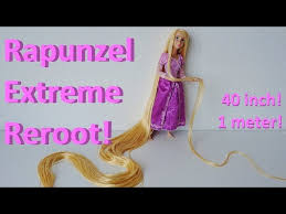 extreme doll hair reroot disney