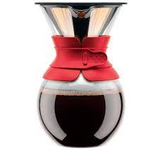 Bodum Pour Over Coffee Maker In Red 8