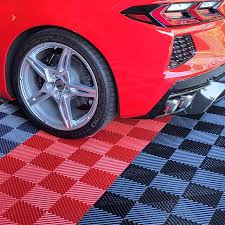 interlocking perforated garage floor tiles