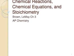 Chemical Reactions Chemical Equations