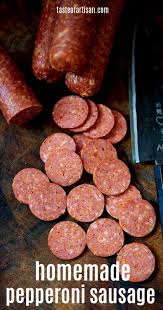 Our sizzling sausage recipes are perfect for summer picnics, barbecues or lazy midweek meals. Best Pepperoni Sausage Homemade Sausage Recipes Sausage Making Recipes Jerky Recipes