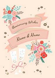 fl banner anniversary wishes card